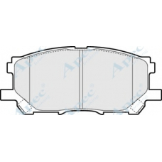 PAD1338 APEC Комплект тормозных колодок, дисковый тормоз