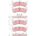 GDB4123 TRW Комплект тормозных колодок, дисковый тормоз