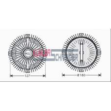 1482501 KUHLER SCHNEIDER Сцепление, вентилятор радиатора