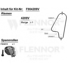F904191V FLENNOR Комплект ремня грм