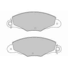 FD6699N NECTO Комплект тормозных колодок, дисковый тормоз