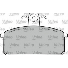 598092 VALEO Комплект тормозных колодок, дисковый тормоз