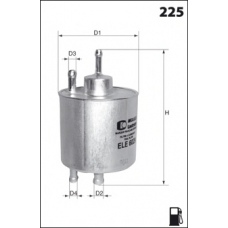 ELE6028 MECAFILTER Топливный фильтр