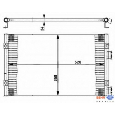 8FC 351 302-241 HELLA Конденсатор, кондиционер