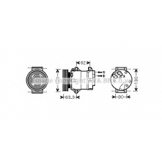 RTK369 Prasco Компрессор, кондиционер