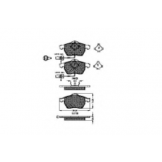 32370 SPIDAN Комплект тормозных колодок, дисковый тормоз