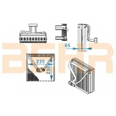 7401573 BEHR Evaporator