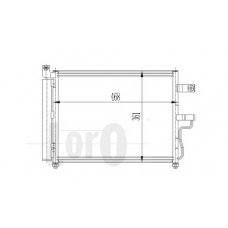 033-016-0010 LORO Конденсатор, кондиционер