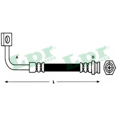 6T48229 LPR Тормозной шланг