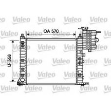 734806 VALEO Радиатор, охлаждение двигателя