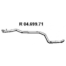 04.699.71 EBERSPACHER Труба выхлопного газа