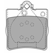 FBP-1139 FREMAX Комплект тормозных колодок, дисковый тормоз