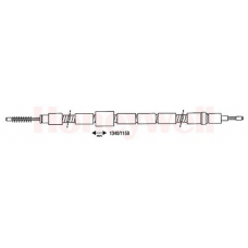 431185B BENDIX Трос, стояночная тормозная система