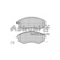 1080-2050 ASHUKI Комплект тормозных колодок, дисковый тормоз