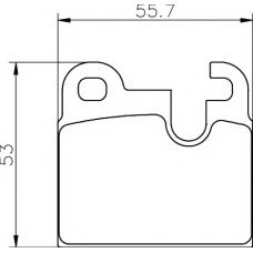 8DB 355 017-511 HELLA PAGID Комплект тормозных колодок, дисковый тормоз