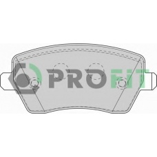 5000-1617 PROFIT Комплект тормозных колодок, дисковый тормоз