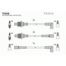 T496B TESLA Комплект проводов зажигания