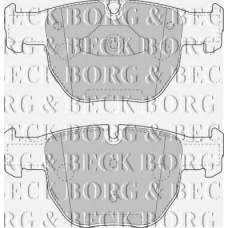 BBP1853 BORG & BECK Комплект тормозных колодок, дисковый тормоз