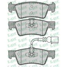 05P1284 LPR Комплект тормозных колодок, дисковый тормоз