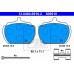 13.0460-6910.2 ATE Комплект тормозных колодок, дисковый тормоз
