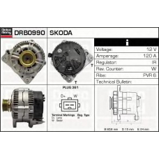 DRB0990 DELCO REMY Генератор