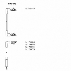 600/409 BREMI Комплект проводов зажигания