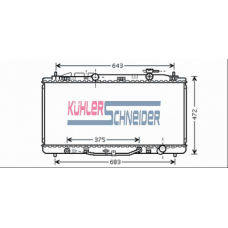 3201811 KUHLER SCHNEIDER Радиатор, охлаждение двигател