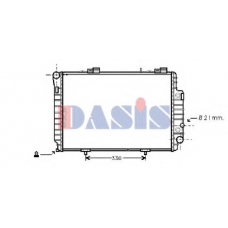 121150N AKS DASIS Радиатор, охлаждение двигателя