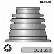 QJB652 QUINTON HAZELL Комплект пылника, приводной вал