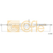 17.2750 COFLE Трос, стояночная тормозная система