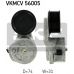 VKMCV 56005 SKF Натяжной ролик, поликлиновой  ремень