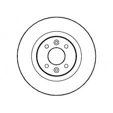 NBD 596 NATIONAL Тормозной диск