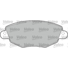 598433 VALEO Комплект тормозных колодок, дисковый тормоз