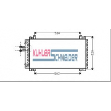 0921501 KUHLER SCHNEIDER Конденсатор, кондиционер