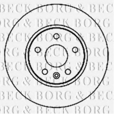 BBD4796 BORG & BECK Тормозной диск