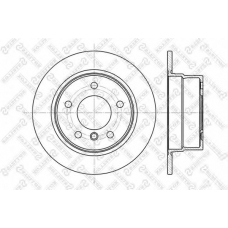 6020-1538-SX STELLOX Тормозной диск