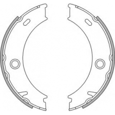 2733678 NK Комплект тормозных колодок, стояночная тормозная с