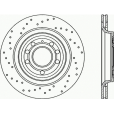 BDRS1992.25 OPEN PARTS Тормозной диск