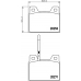 T0263 PAGID Комплект тормозных колодок, дисковый тормоз