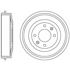 VBD631 MOTAQUIP Тормозной барабан