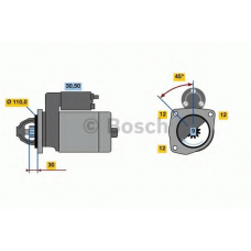 0 001 262 008 BOSCH Стартер