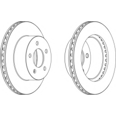 DDF1027-1 FERODO Тормозной диск