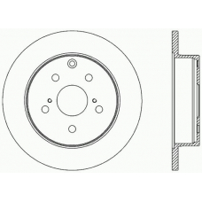 BDR2422.10 OPEN PARTS Тормозной диск