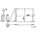 8FC 351 037-631 HELLA Конденсатор, кондиционер