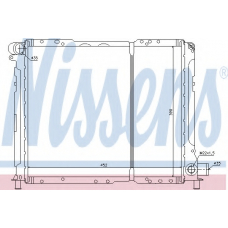 61721 NISSENS Радиатор, охлаждение двигателя