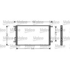 818008 VALEO Конденсатор, кондиционер