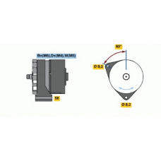 0 986 035 910 BOSCH Генератор