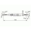 1 987 477 047 BOSCH Трос, стояночная тормозная система