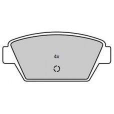 FBP-1765 FREMAX Комплект тормозных колодок, дисковый тормоз