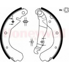 361371B BENDIX Комплект тормозных колодок